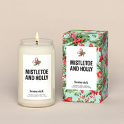 Mistletoe and Holly Candle