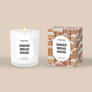 Gingerbread House Candle