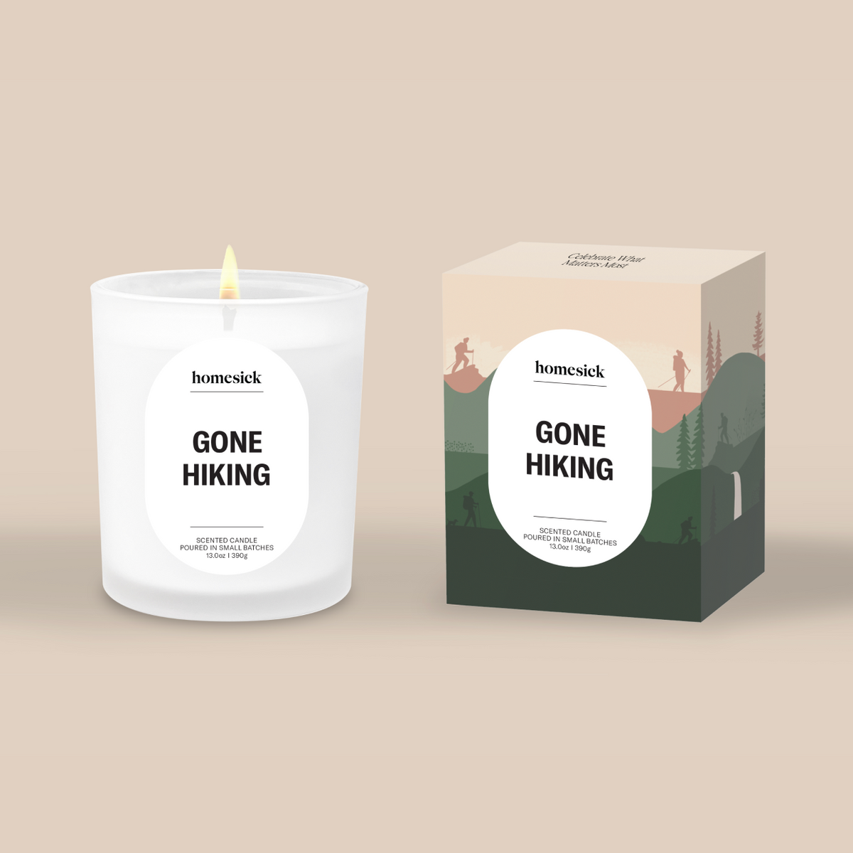 Gone Hiking Candle