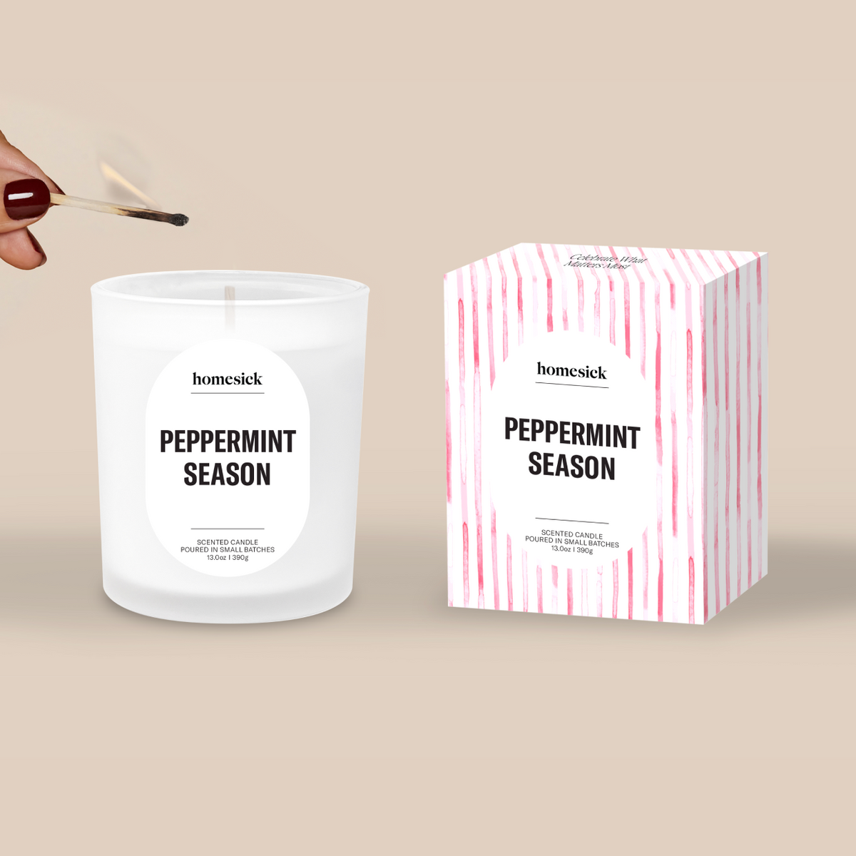 Peppermint Season Candle