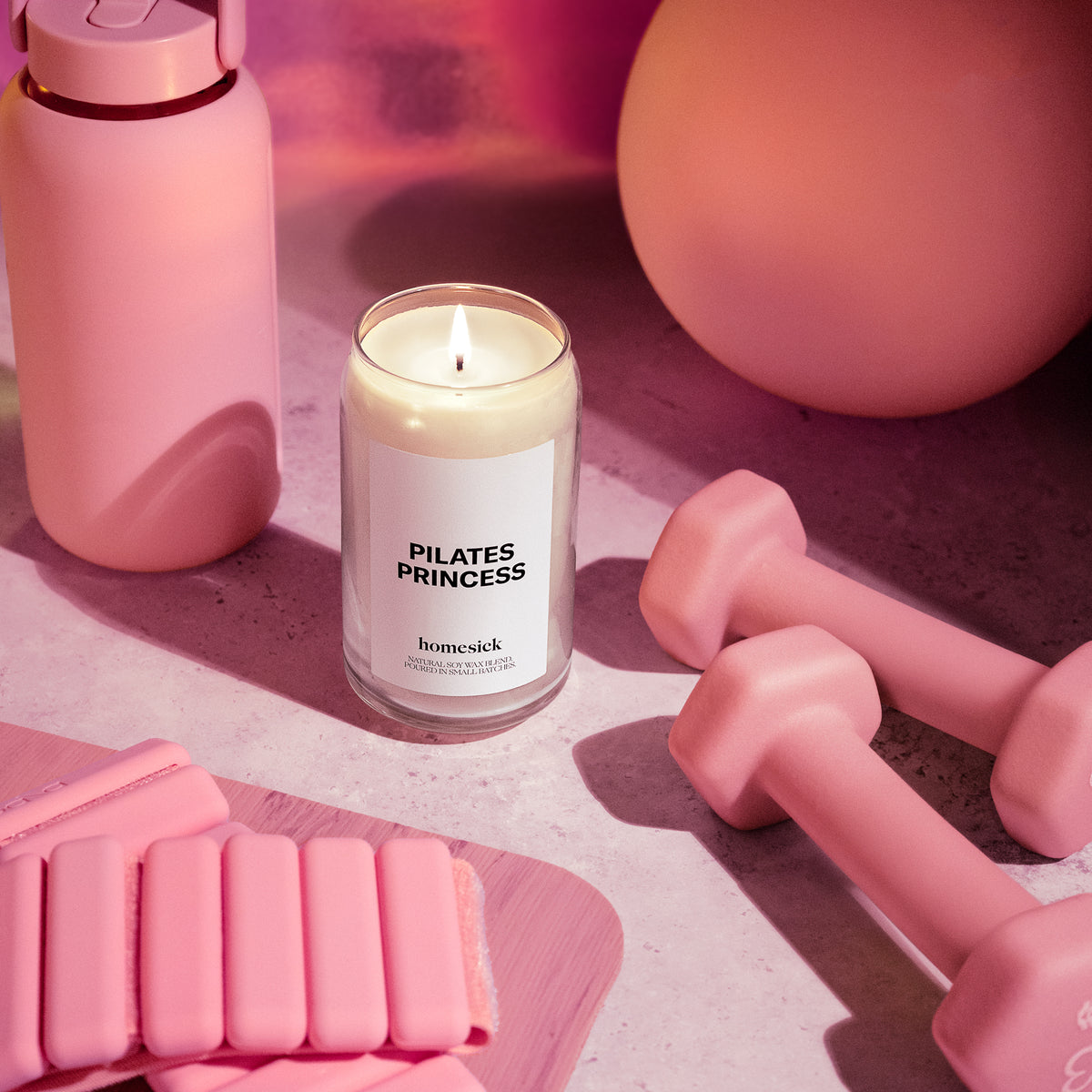 Pilates Princess Candle