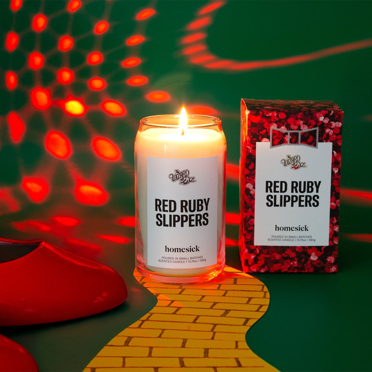 The Wizard Of Oz - Ruby Red Slippers Candle