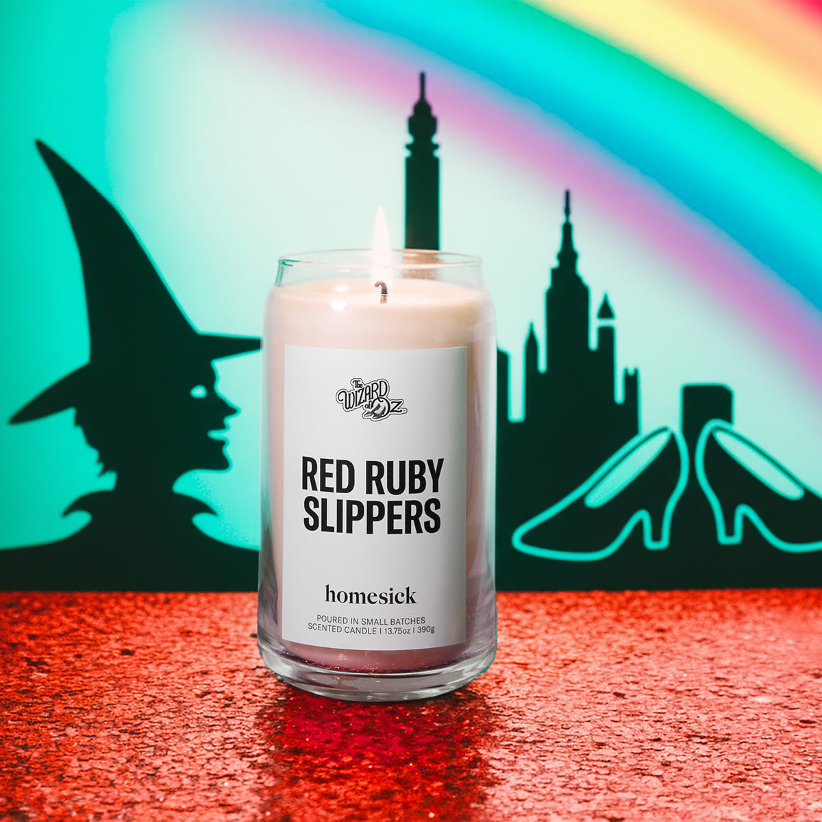 The Wizard Of Oz - Ruby Red Slippers Candle