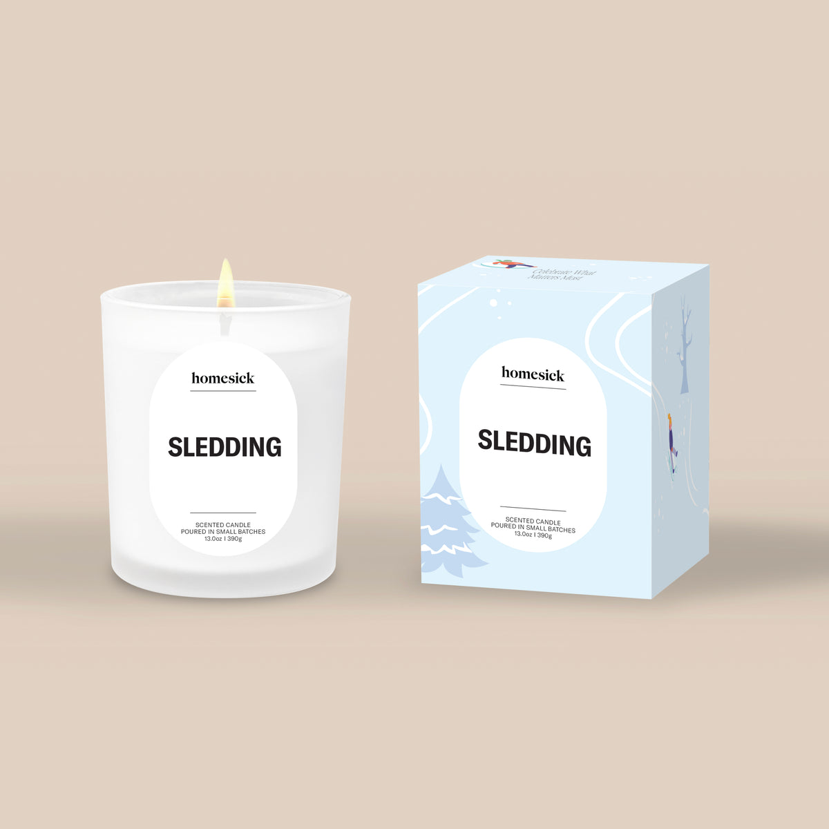 Sledding Candle