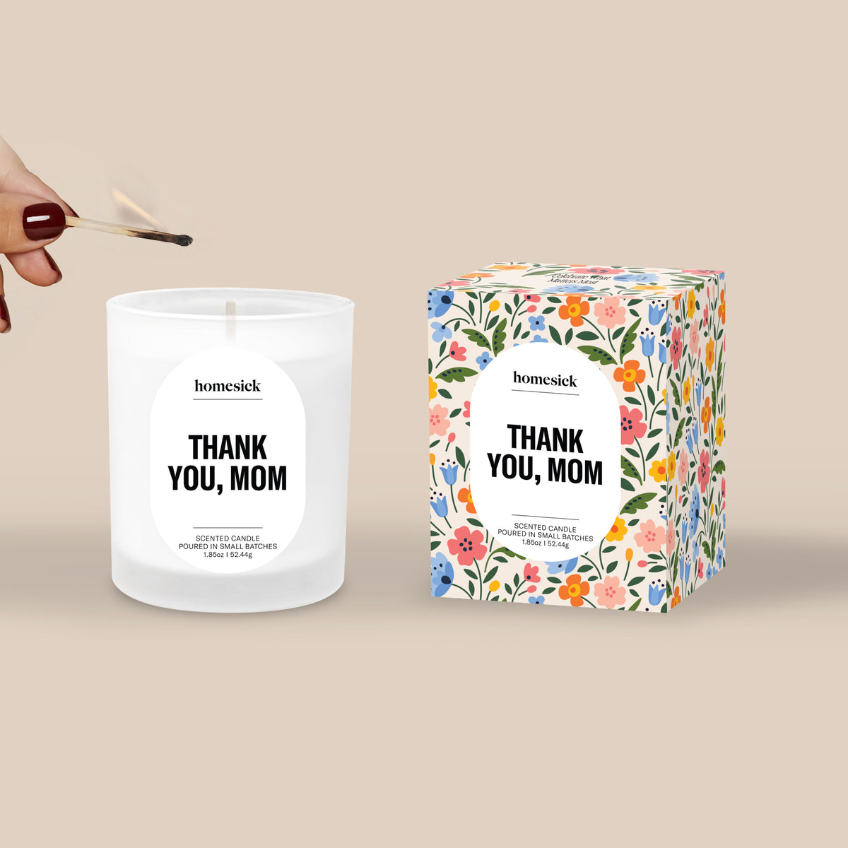 Thank You, Mom Mini Candle